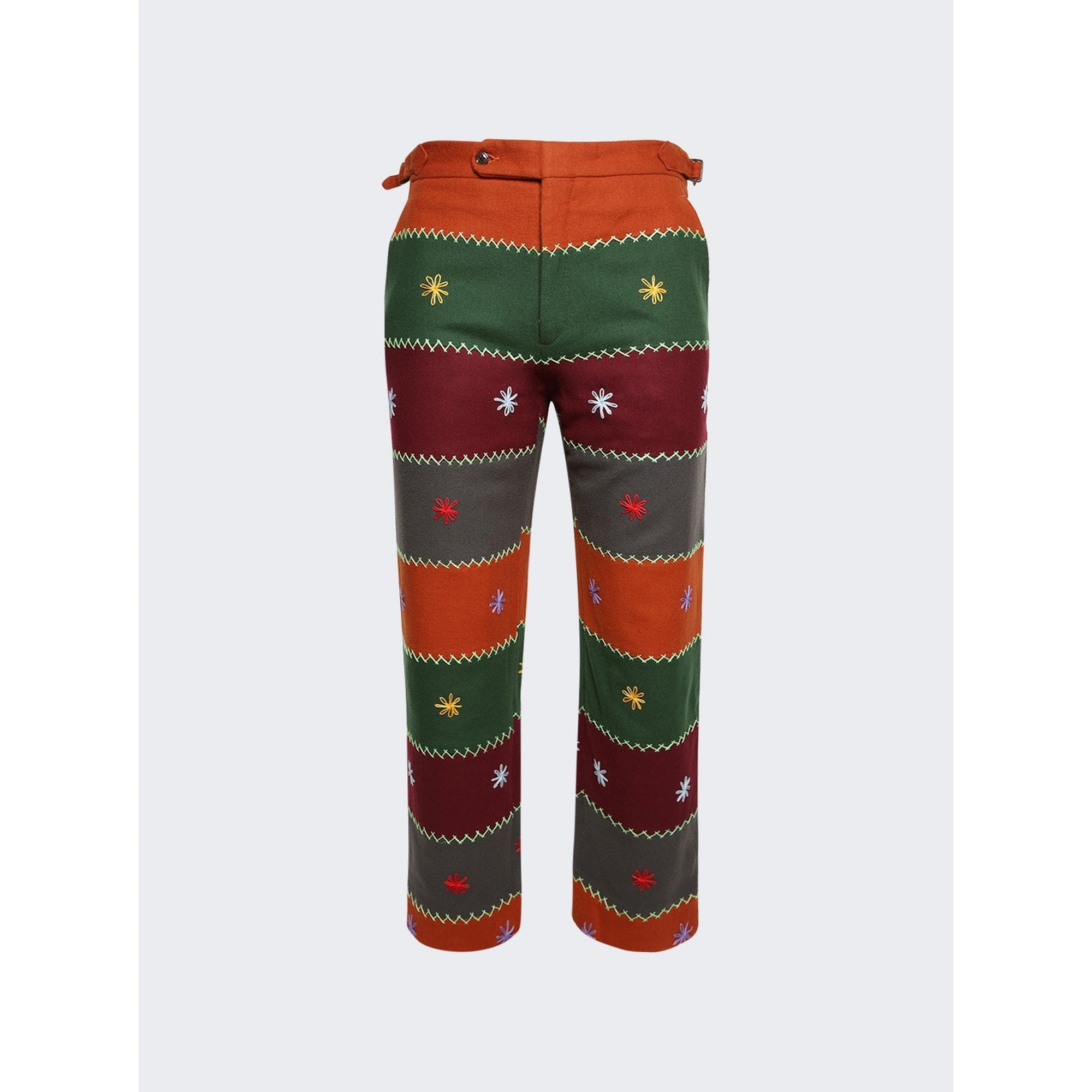 Bode | Men | Embroidered Autumn Quilt Trousers