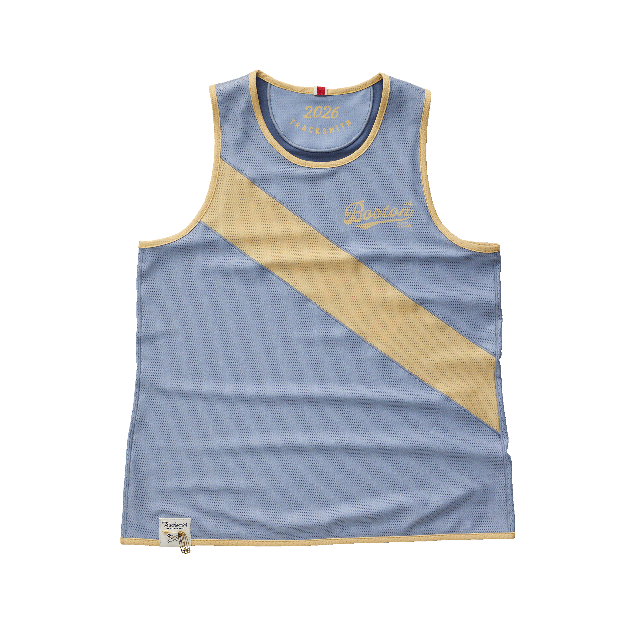 Womens | Boston Reversible Singlet | Bering Sea/Dusty Blue/Cornsilk