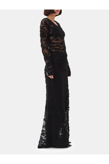 Boucle Maxi Dress | Black