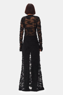 Boucle Maxi Dress | Black