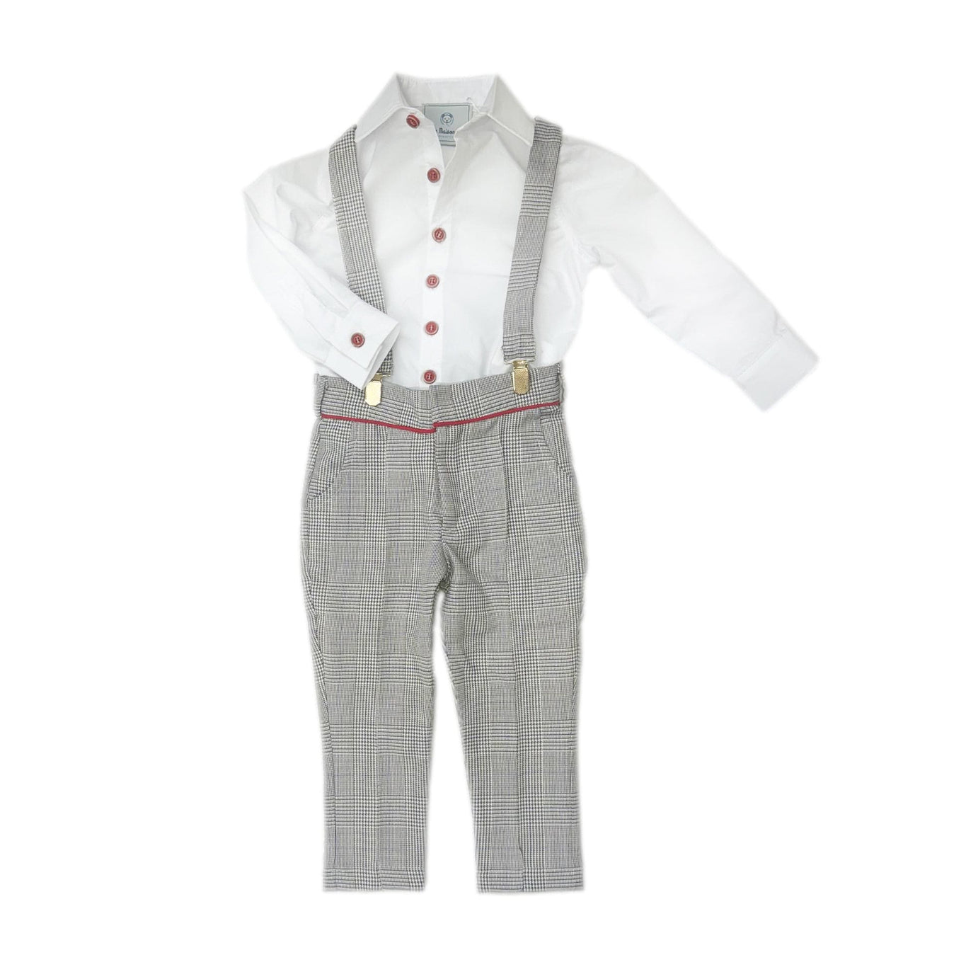 Boy | George Tartan Print Top and Pants Set