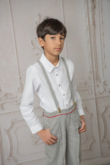 Boy | George Tartan Print Top and Pants Set