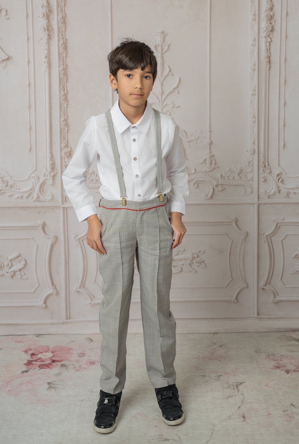 Boy | George Tartan Print Top and Pants Set