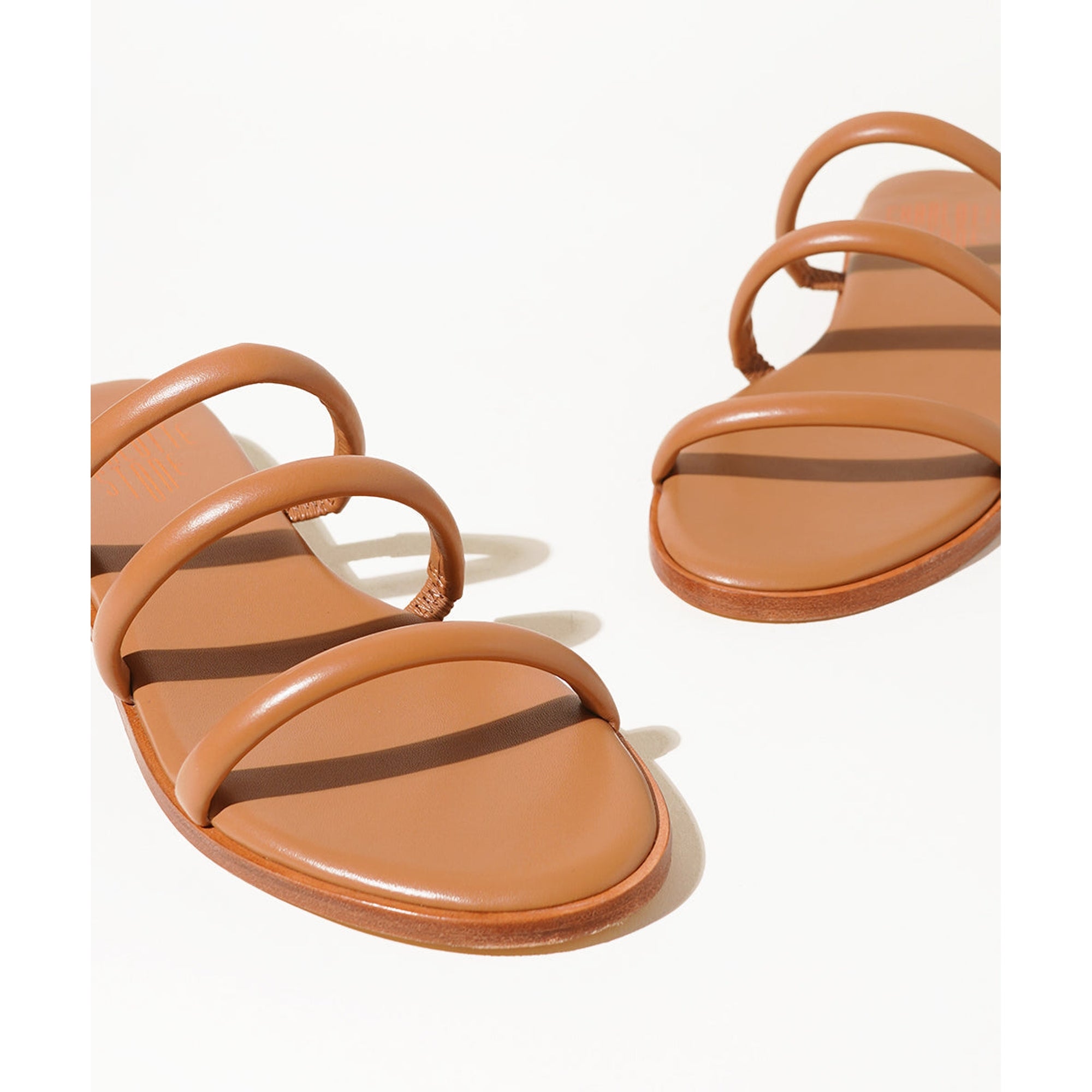 Bruna Strappy Sandal | Camel