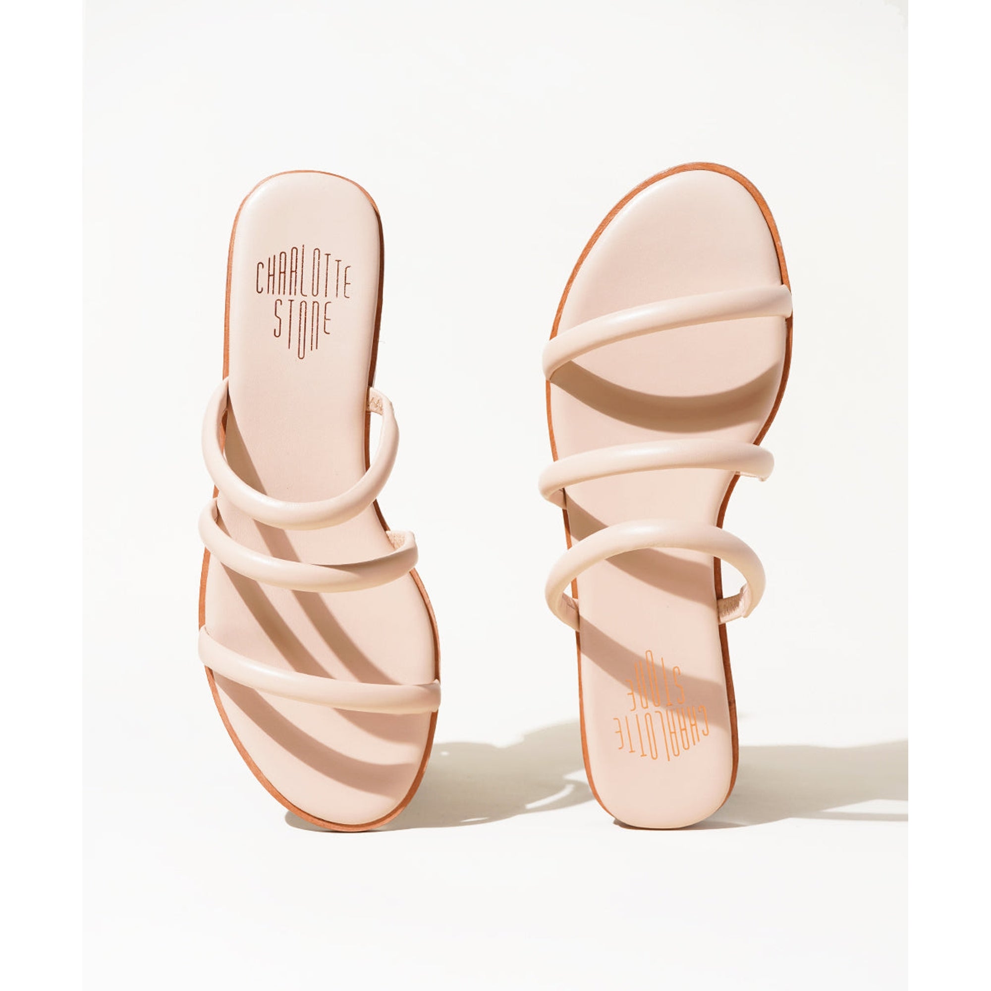 Bruna Strappy Sandal | Pêche