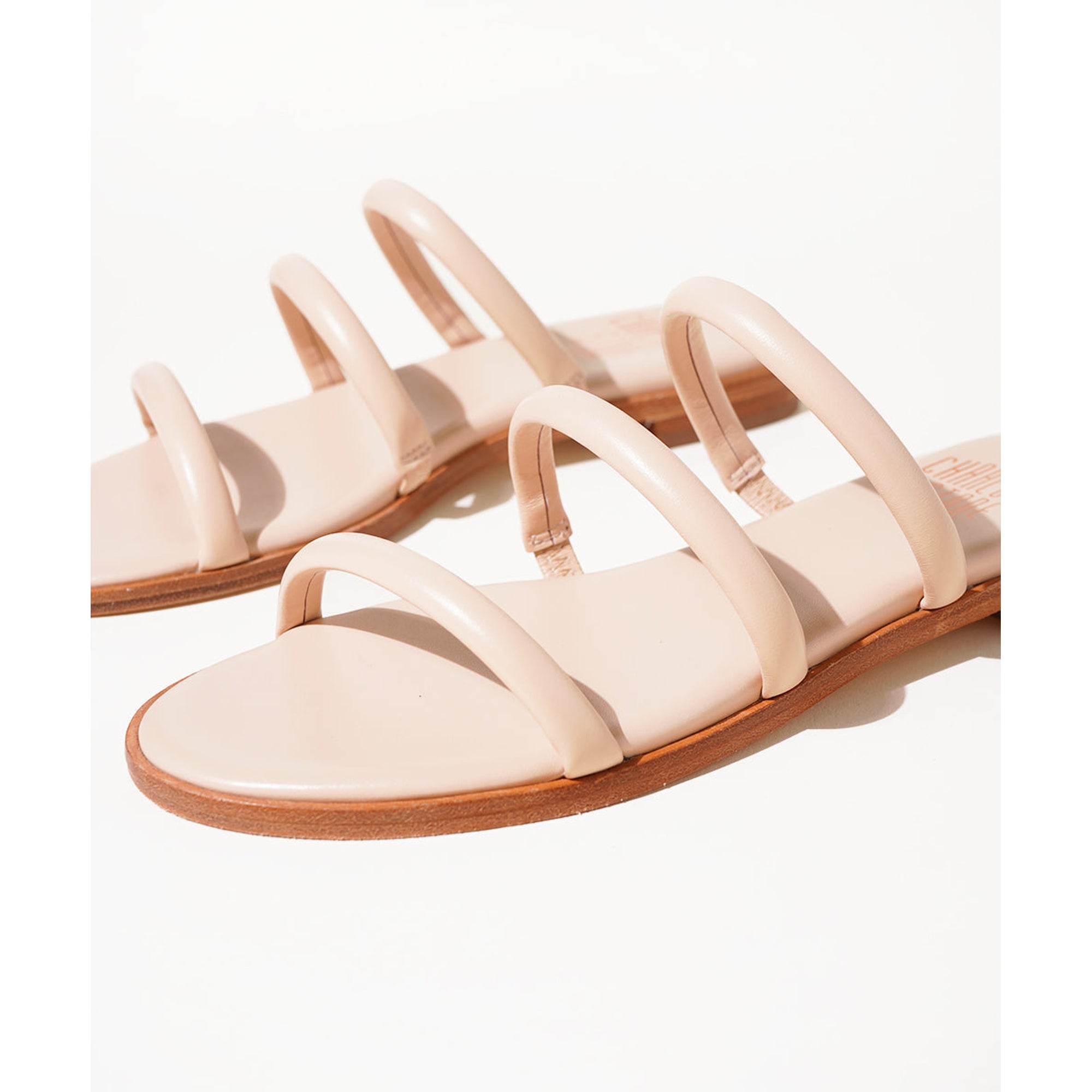 Bruna Strappy Sandal | Pêche