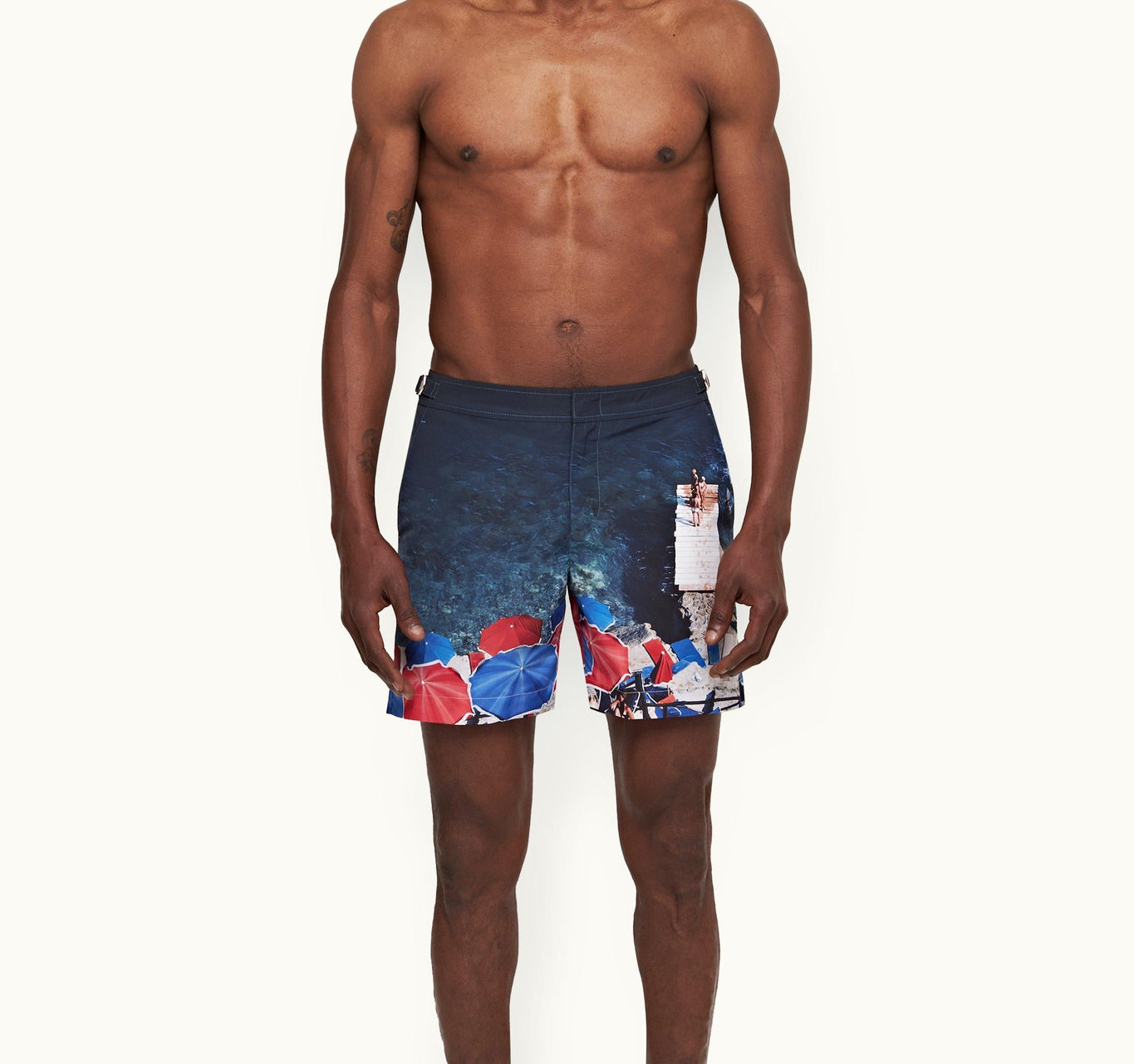 Bulldog Hulton Getty Mid-Length Swim Shorts | Brolly Folly