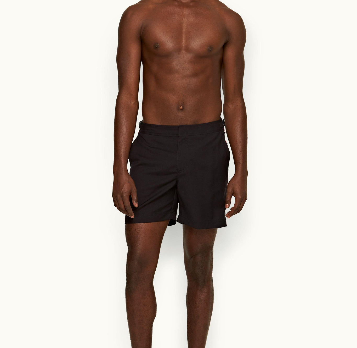 Bulldog Merino Mid-Length Ob Tape Merino Swim Shorts | Night Iris