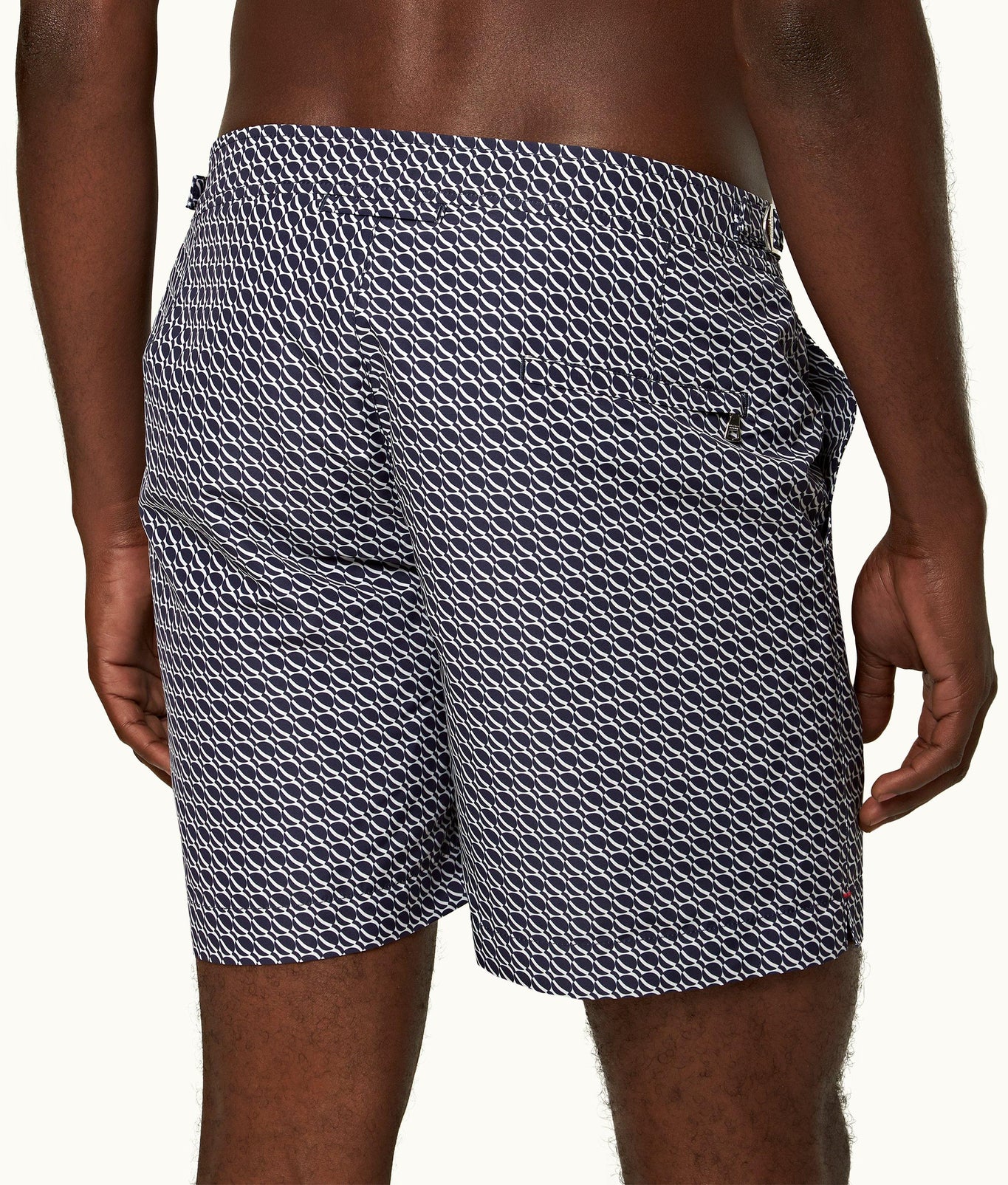 Bulldog Orbit Mid-Length Swim Shorts | Midnight Navy