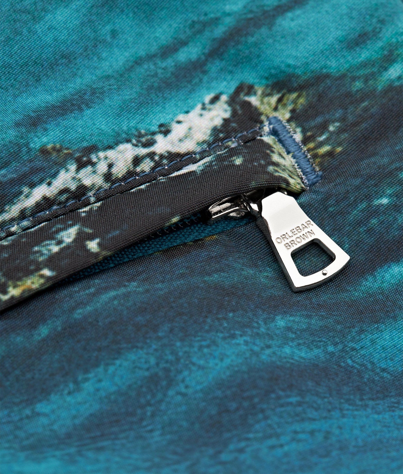 Bulldog Photographic Print Mid-Length Swim Shorts | Seaside Swimming