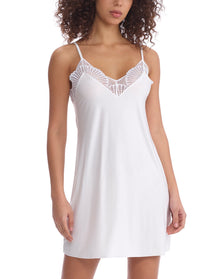 Butter + Lace Chemise | White