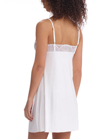 Butter + Lace Chemise | White