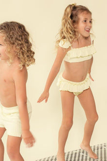 Kids | Cabana Bikini Set | Buttercream Rib