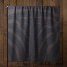 Zebra Throw | Dark Taupe/Charcoal