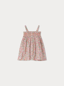 Girl | Fabricia Smocked Dress | Coral