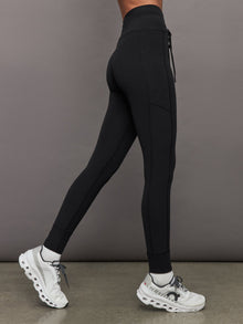 High Rise Pocket Legging in Melt | Black