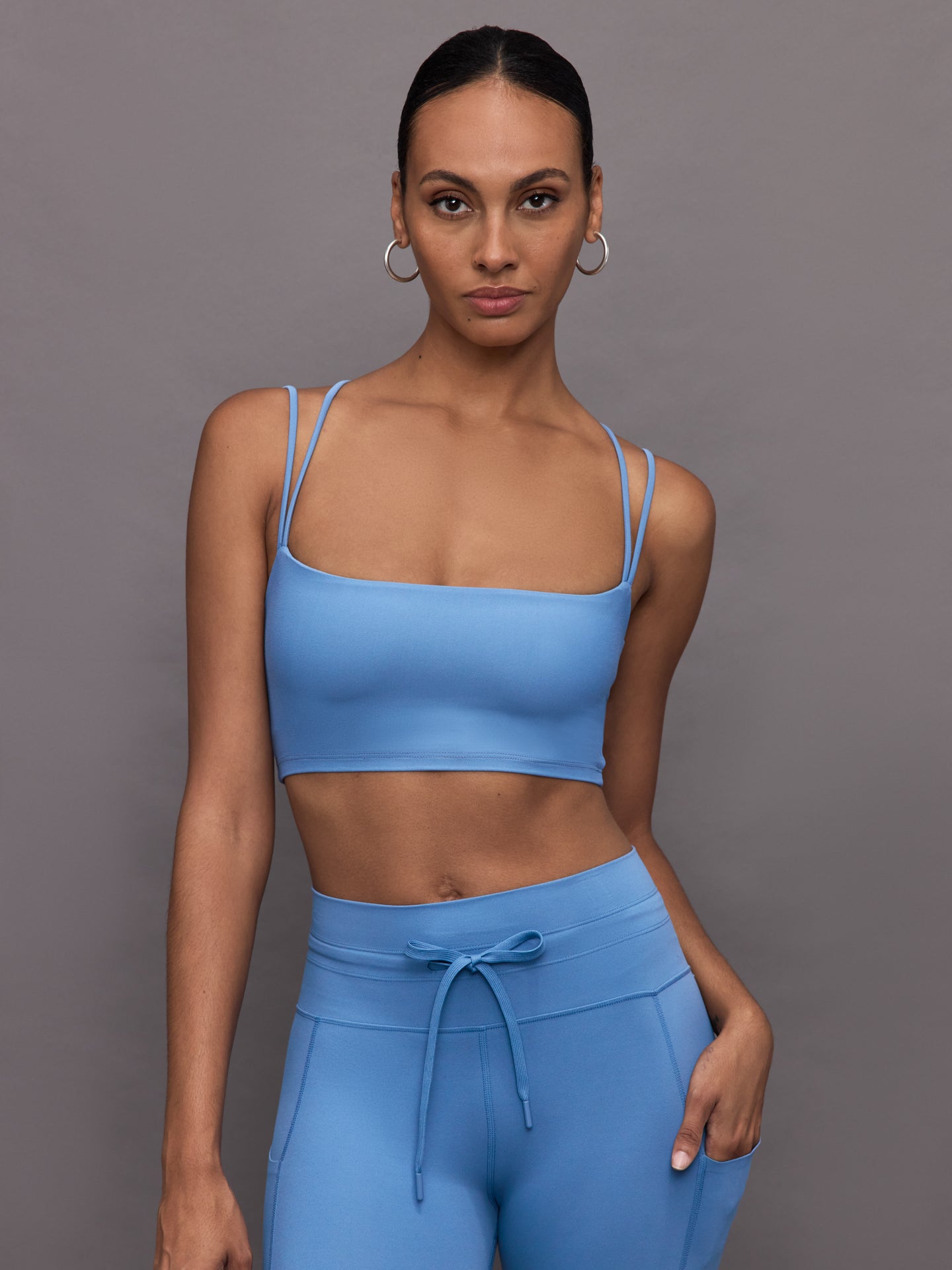 Strappy Bra in Melt | Coronet Blue