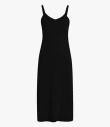 Another Tomorrow Cashmere Slip Dress in Black – Cashmere Women's Dress