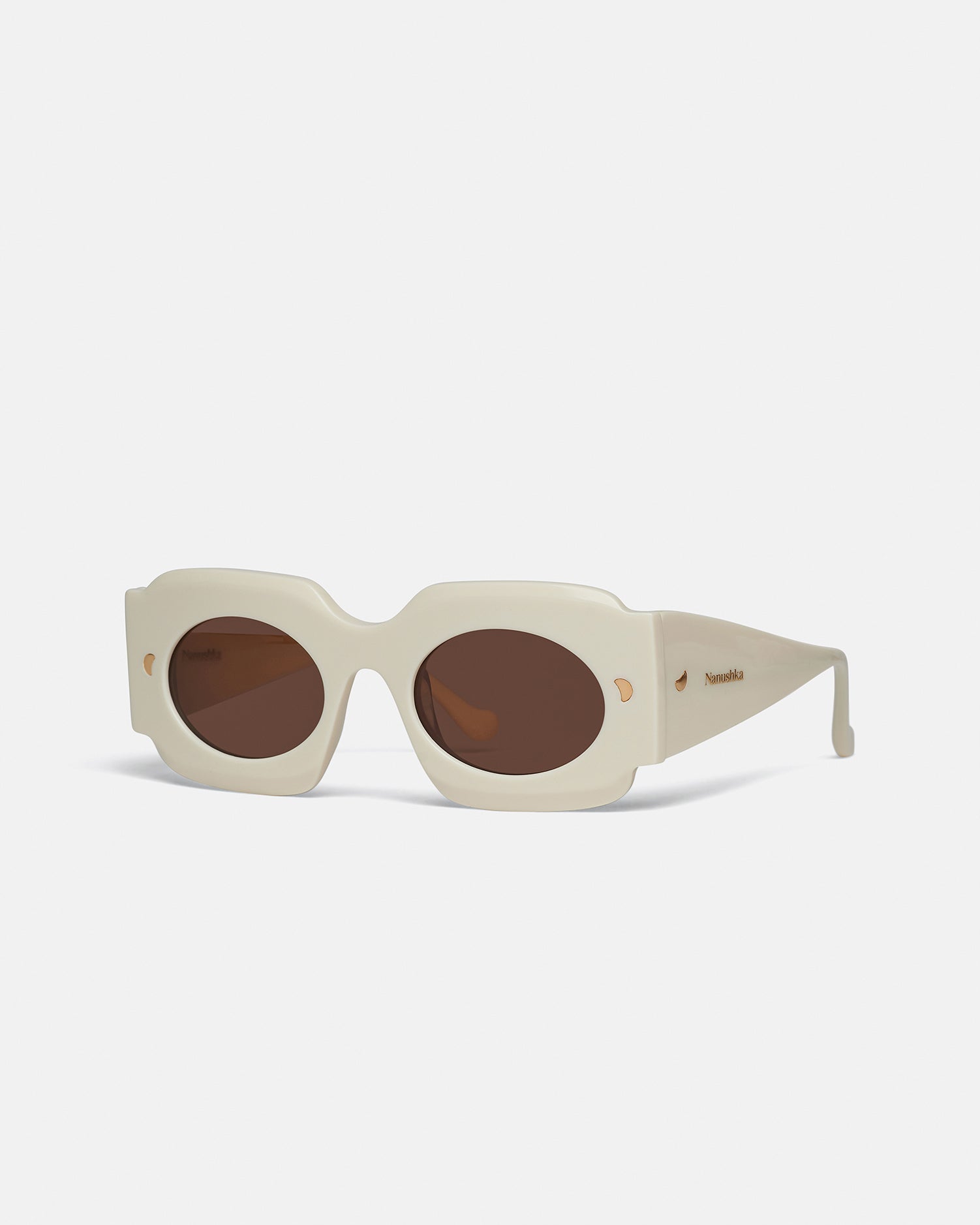 Unisex | Cathi Bio-Plastic Square-Frame Sunglasses | Shell