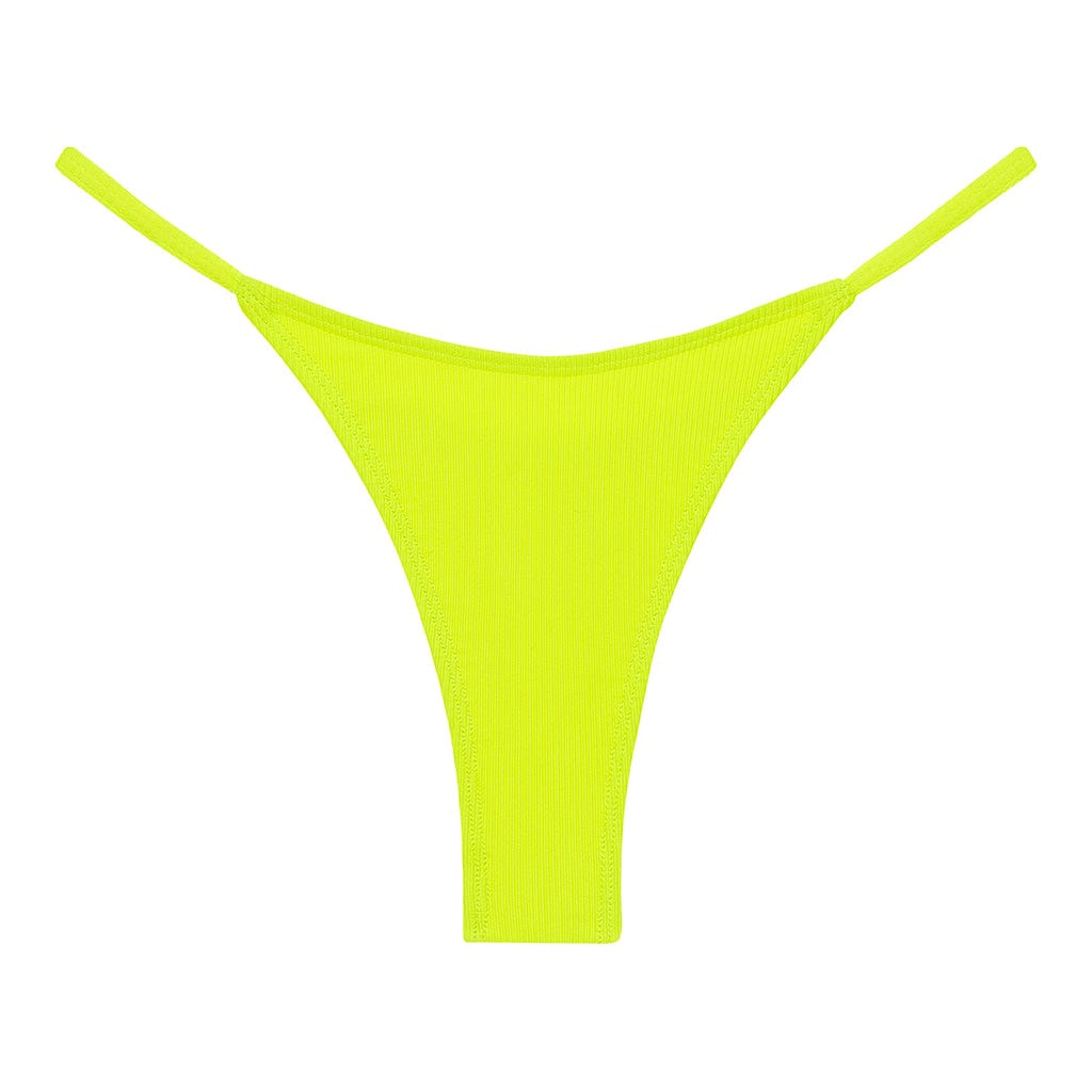 Celeste Bikini Bottom | Citron Micro Rib