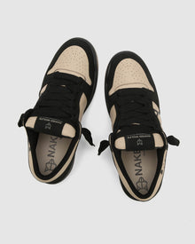 Mens | CM-00 Nubuck/Leather Combo Sneaker | Black/Latte