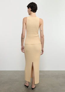 Boucle Knit Tank | Bleach Sand