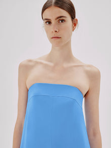 Another Tomorrow Cocoon Convertible Dress in Aegean – Viscose Women's Dress