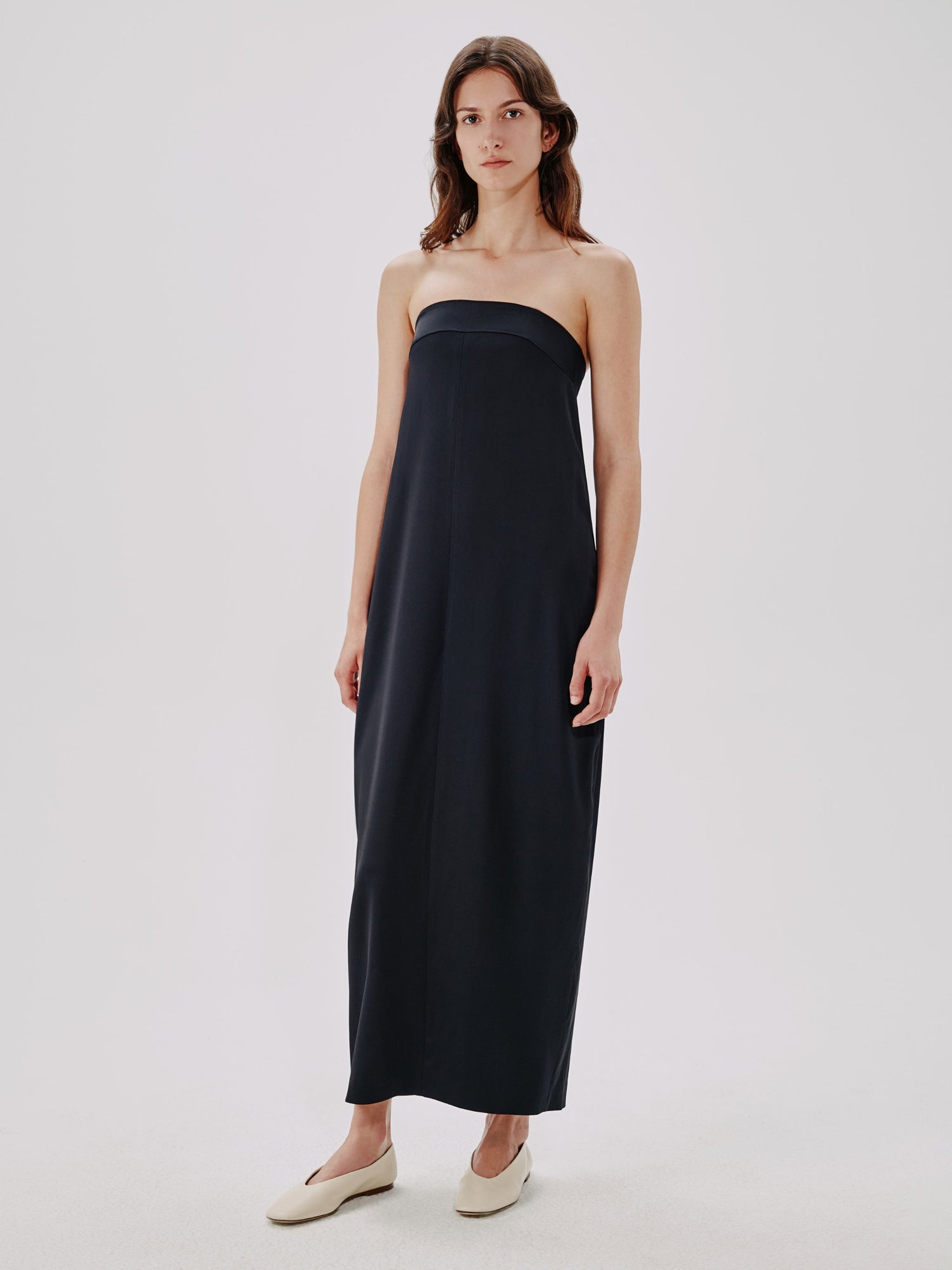Another Tomorrow Cocoon Convertible Dress in Black – Viscose Women's Dress