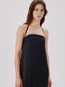 Another Tomorrow Cocoon Convertible Dress in Black – Viscose Women's Dress