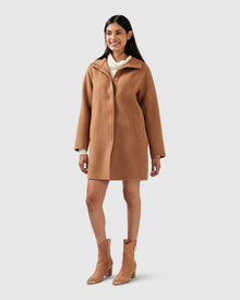 Come On Over Trimmed Coat | Women | Camel