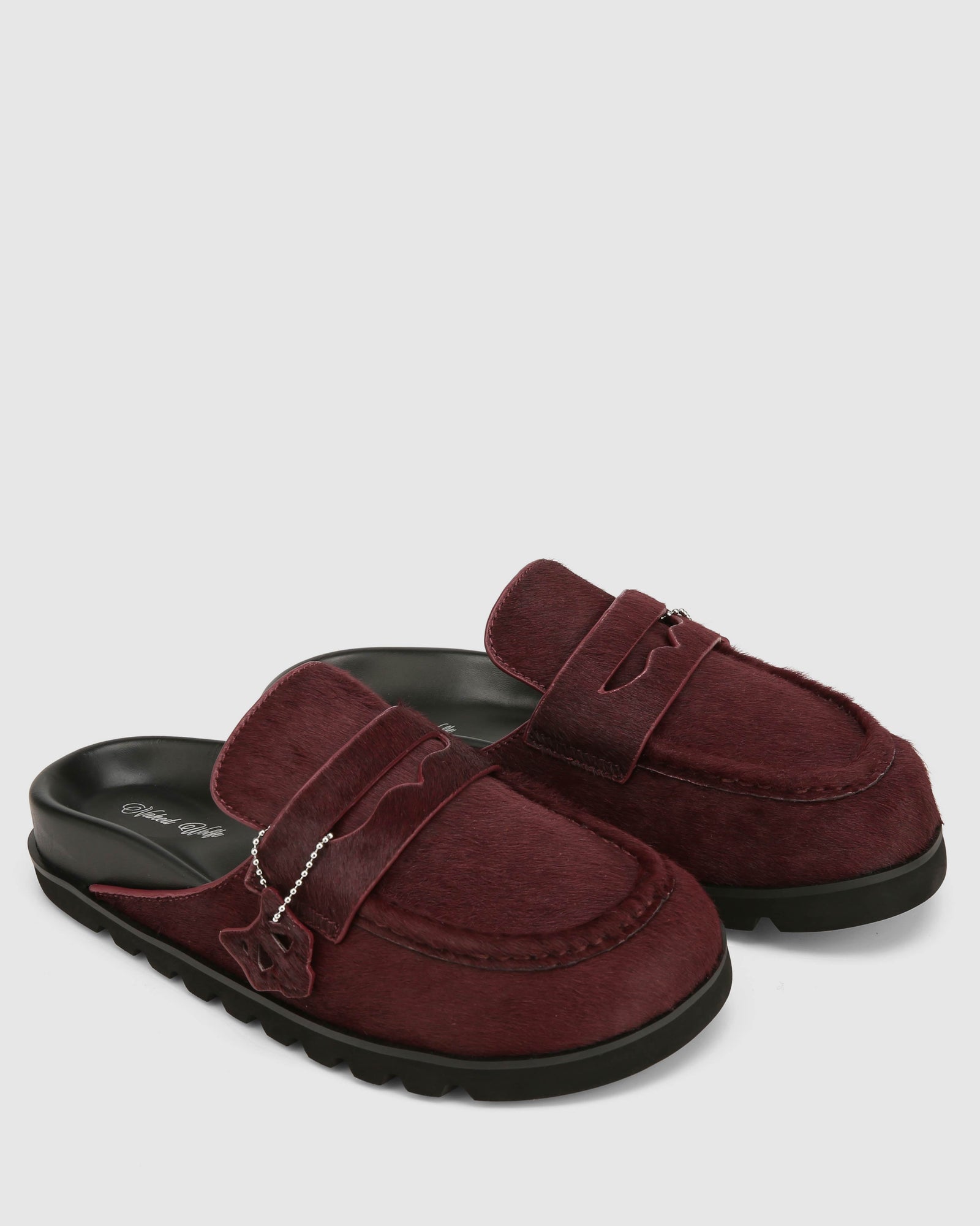 Womens | Cordless Pony Mule | Wine