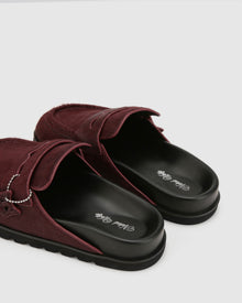 Womens | Cordless Pony Mule | Wine