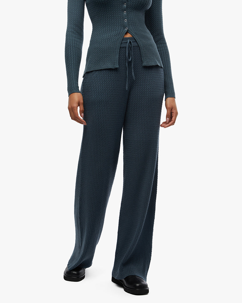 Pull On Straight Leg Pant | Heather Ash
