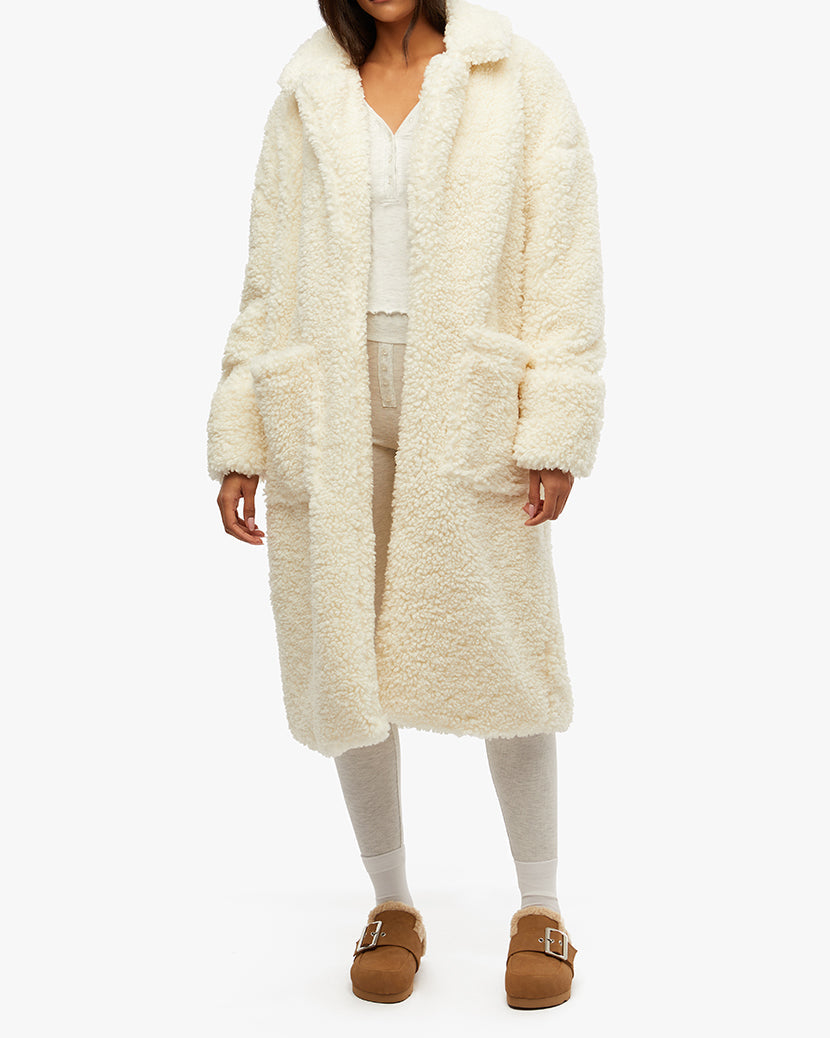 Collar Coatigan | Ivory