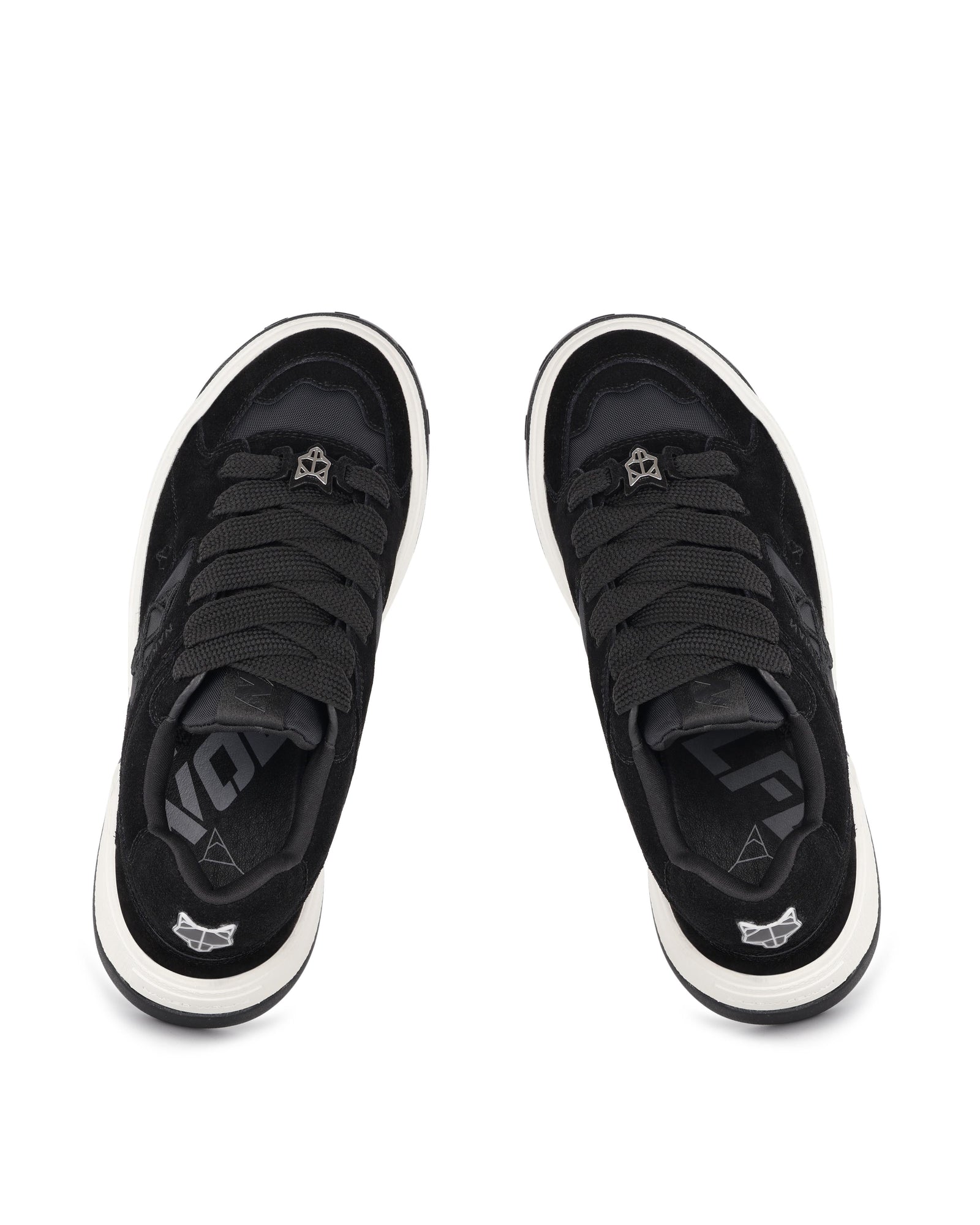 Womens | Crash Cow Suede Sneaker | Black