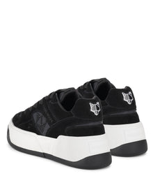 Womens | Crash Cow Suede Sneaker | Black