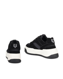 Womens | Crash Cow Suede Sneaker | Black