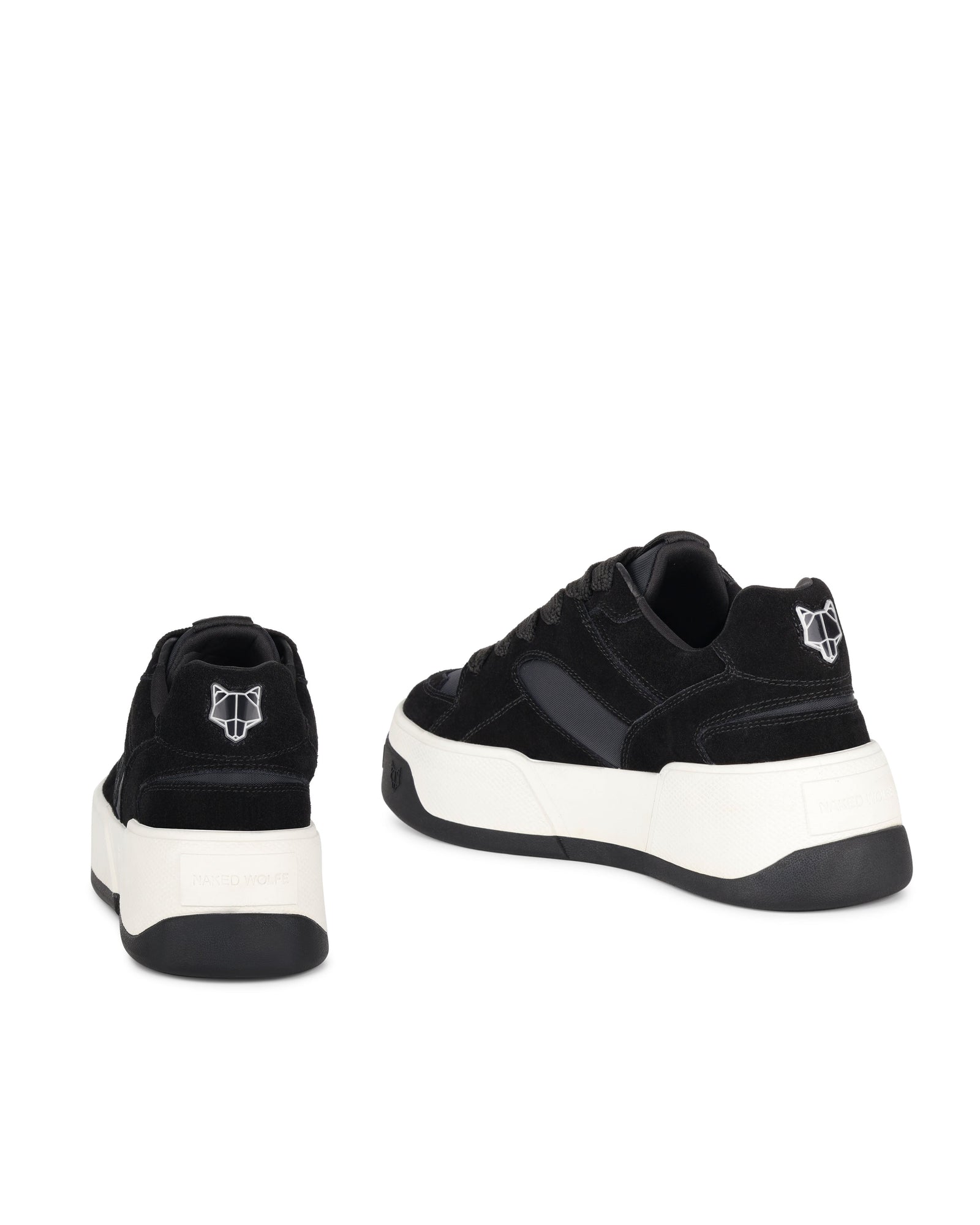 Womens | Crash Cow Suede Sneaker | Black