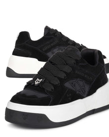 Womens | Crash Cow Suede Sneaker | Black