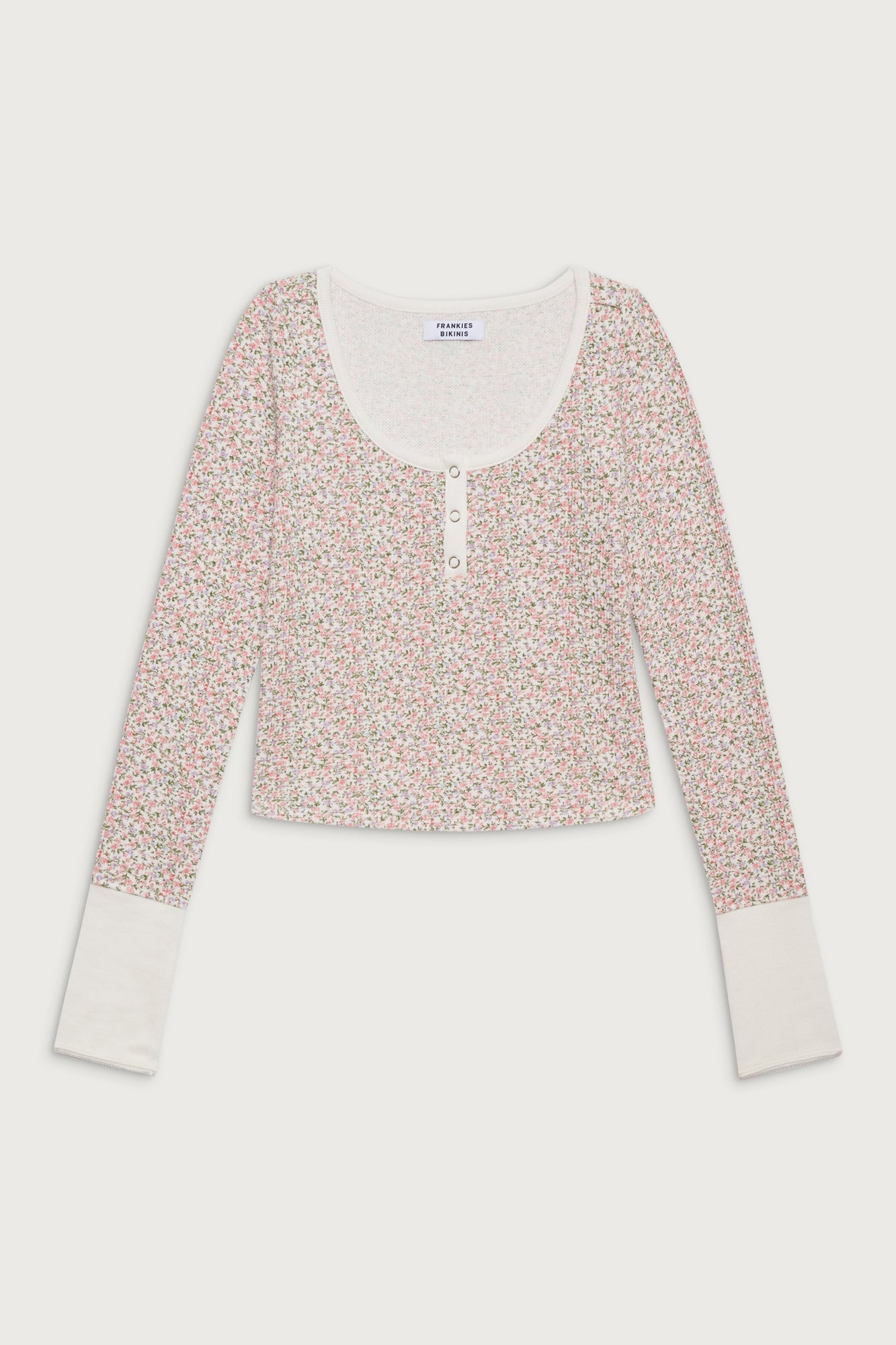 Cabin long sleeve waffle shirt baby blanket