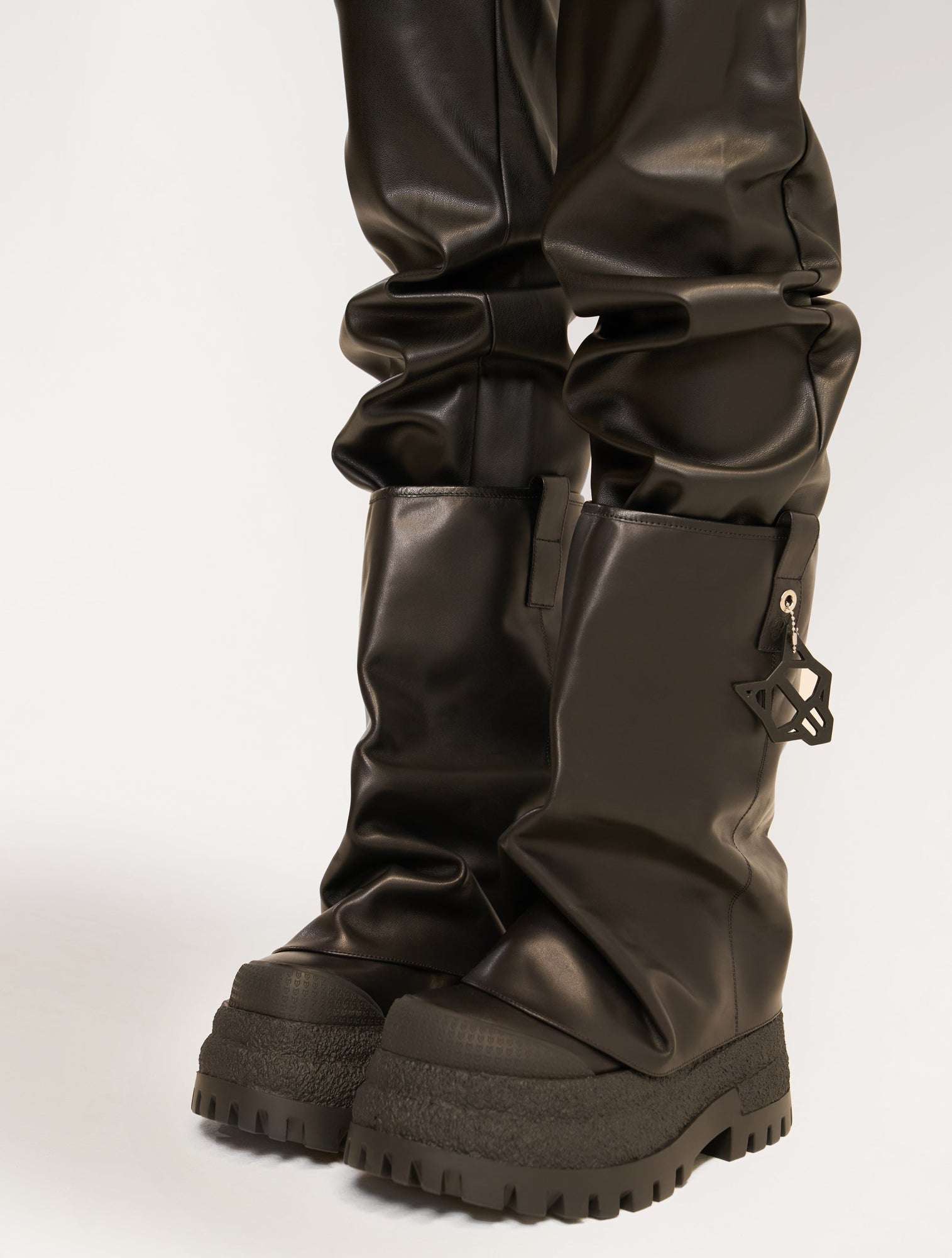 Womens | Disturb Leather Boot | Black