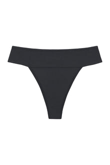 Tamarindo Binded Bikini Bottom | Charcoal
