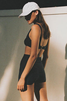 Zoe Bike Short | Charcoal