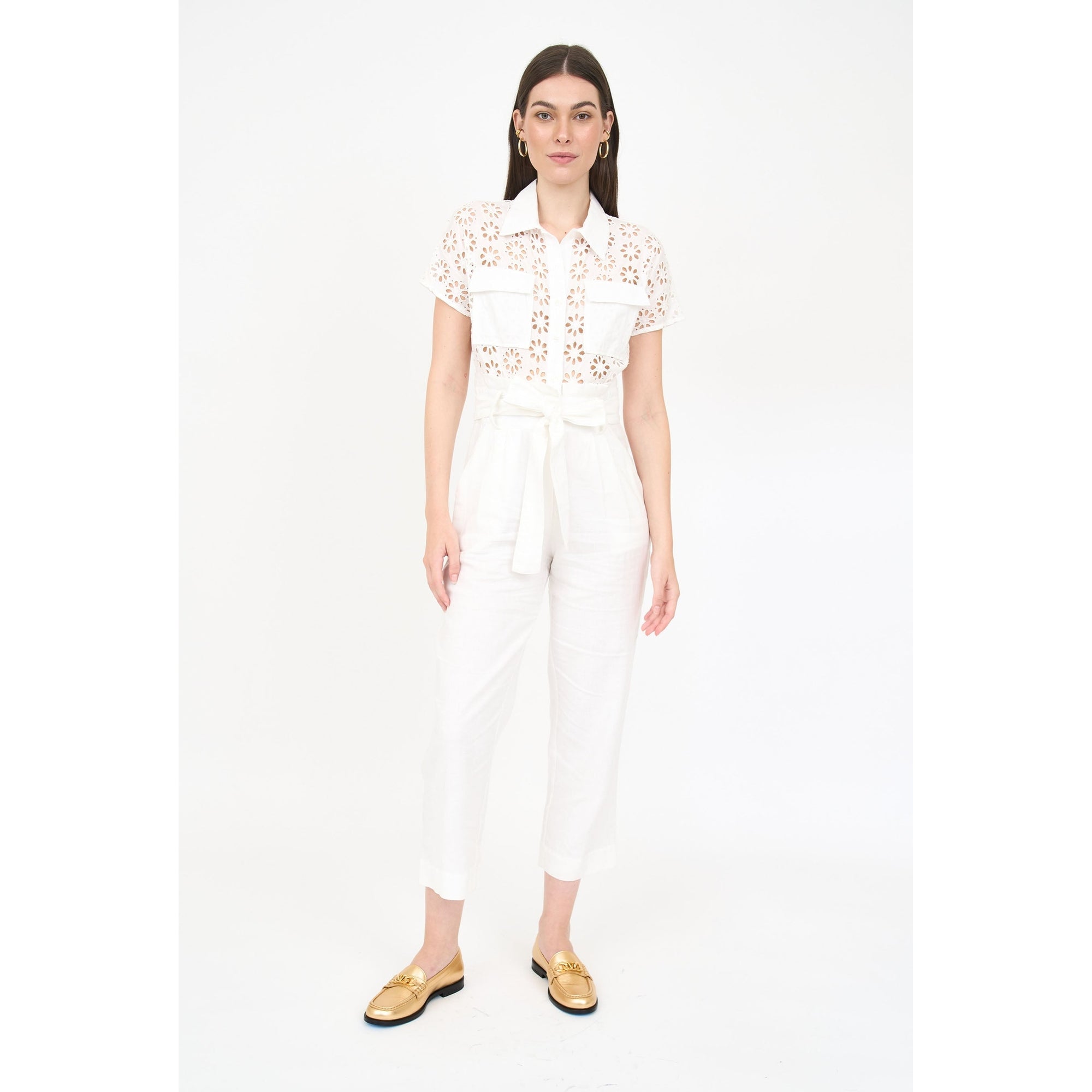 Chase Jumpsuit | White