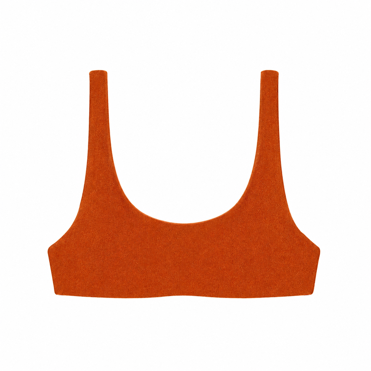 Rounded Edges Top | Copper Terry Sheen