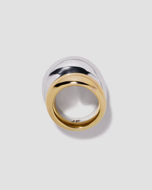 Ring on grey background