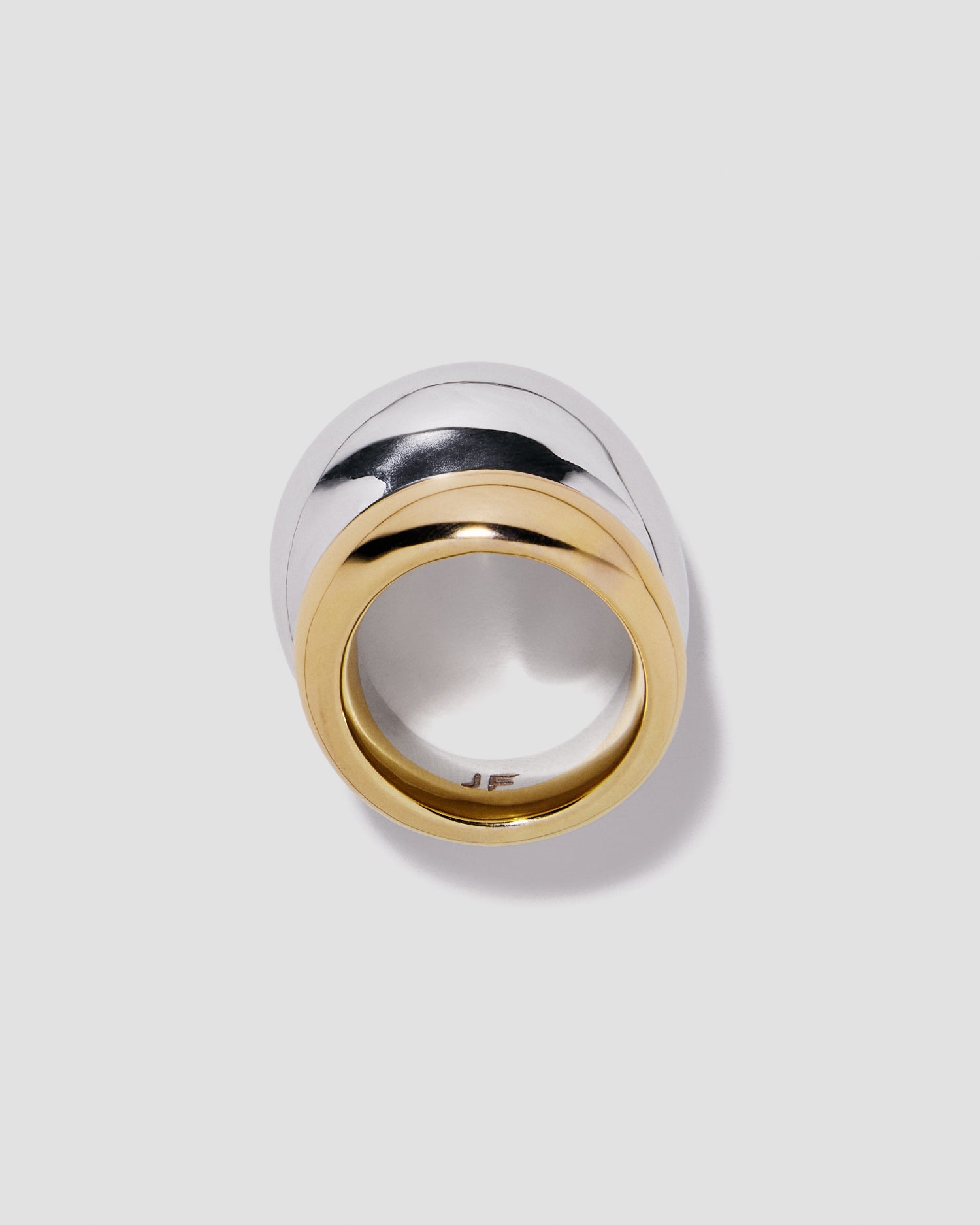 Ring on grey background
