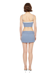 Womens | Cielo Rib Knit Top | Denim Blue