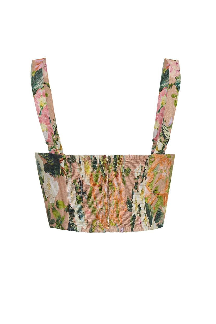 Claudine Top | Ginger Root Kingston Floral