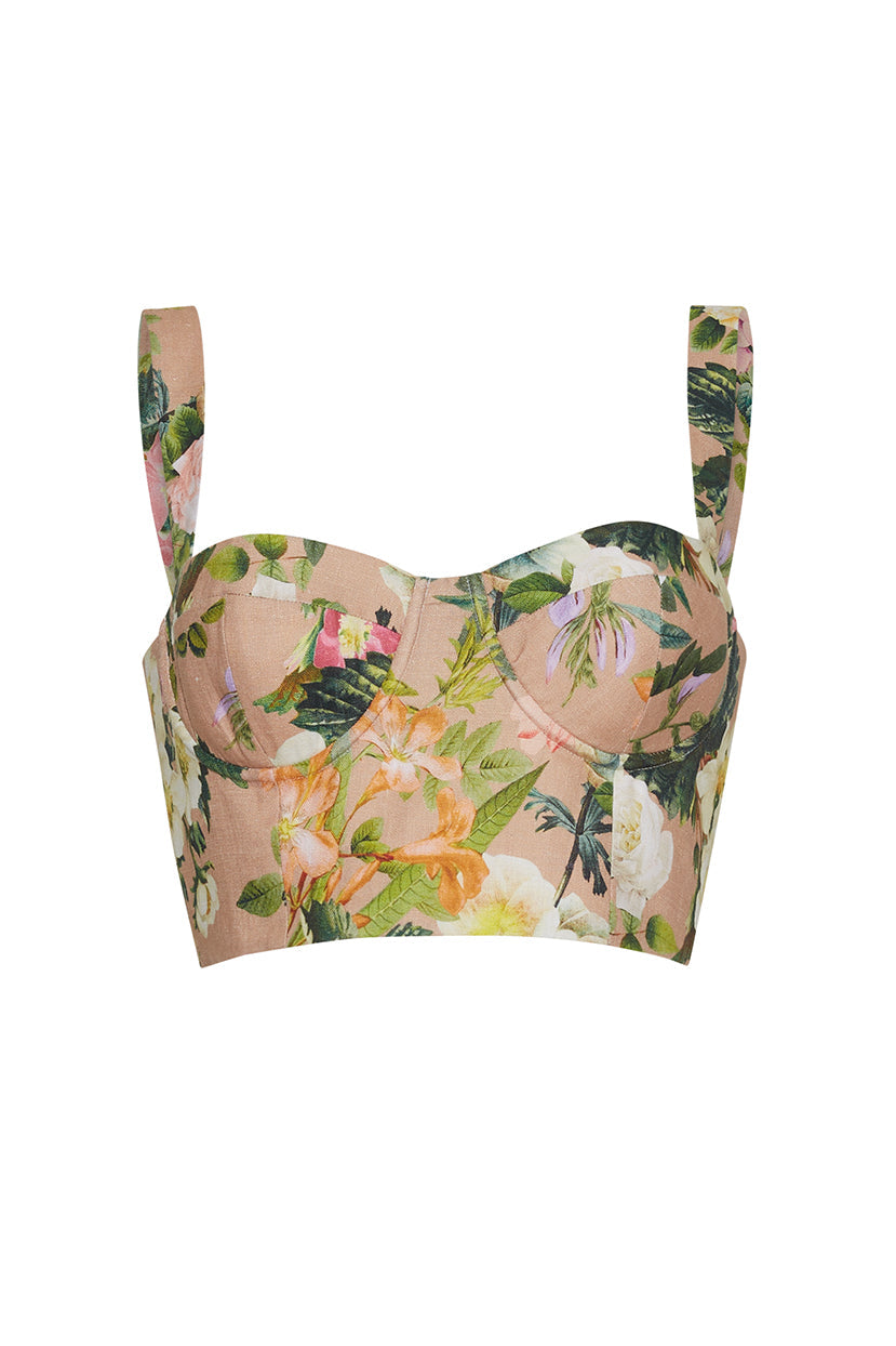 Claudine Top | Ginger Root Kingston Floral